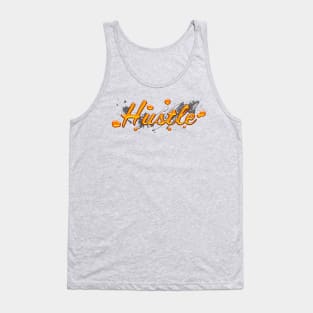 Hustle Hard Gel Graphic Logo Short Sleeve Hustling T-Shirt Tank Top